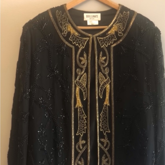 BRILLANTE by J.A Chic stylish Vintage jacket - Picture 2 of 8